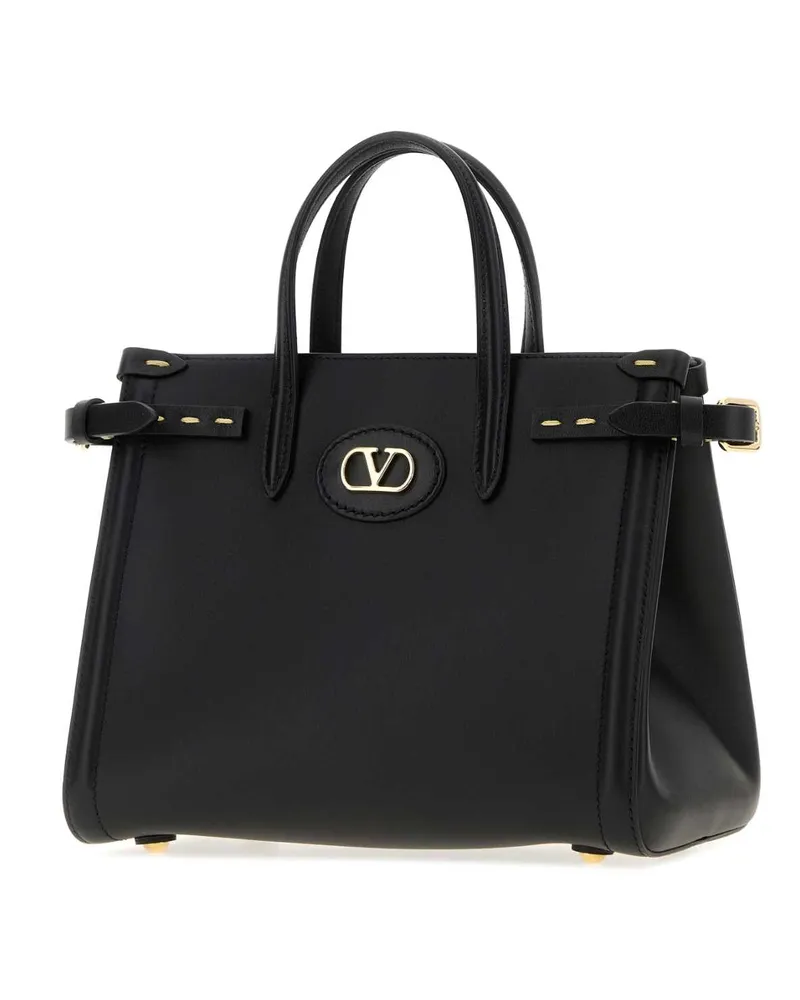Valentino Garavani Women's Black Leather Antibes Handbag Nero Borse A Mano Bag Black
