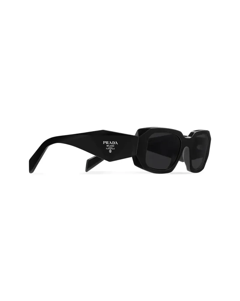Prada SPR17WS1AB Slate Gray Lenses Sunglasses — Black Black