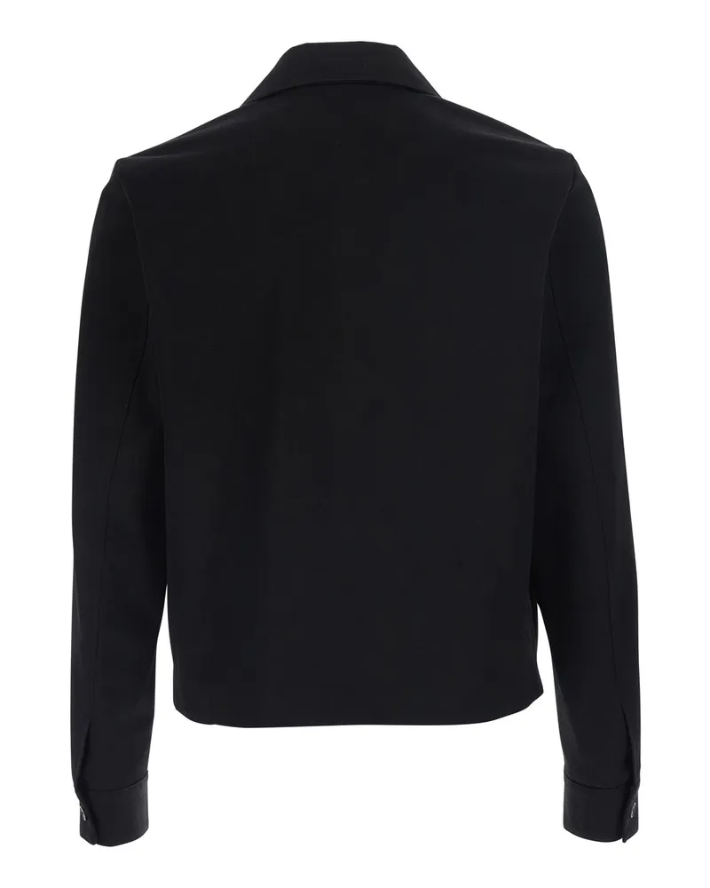 Amiri Cotton-Collar Jacket — Black Black
