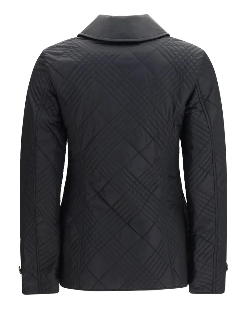 Burberry Women Fernleigh Quilted Nylon Jacket Black Polyamide Black