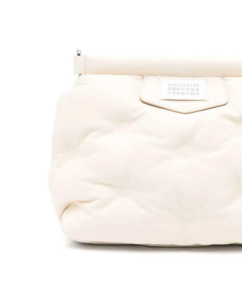 Maison Margiela Women's Shoulder Bag Glam Slam Classique White White