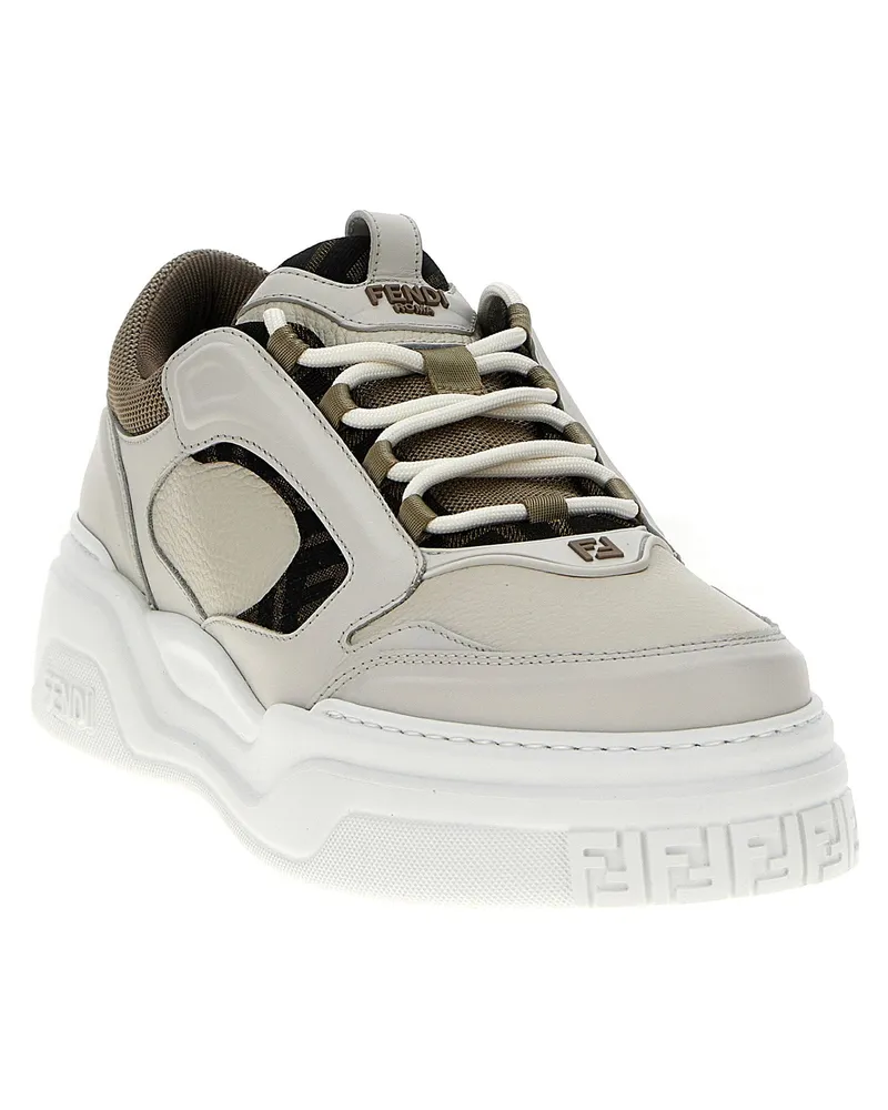 Fendi Force Sneaker — White White