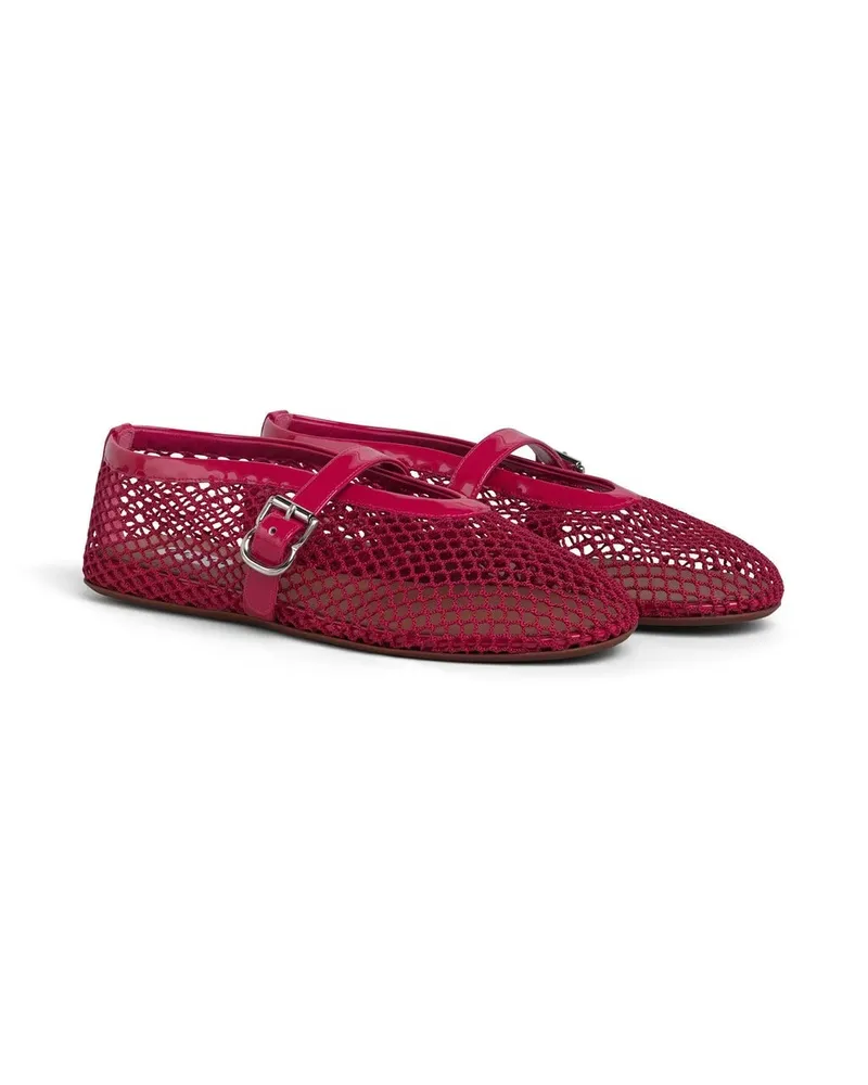Alaïa Maison  La Ballerina Ballet Flat — Pink Pink