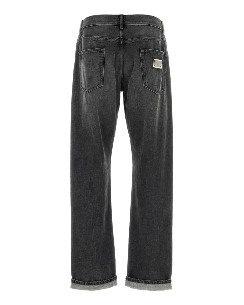 Dolce & Gabbana Men's Black Denim Jeans Varianteabbinata Exterior: Cotton Black