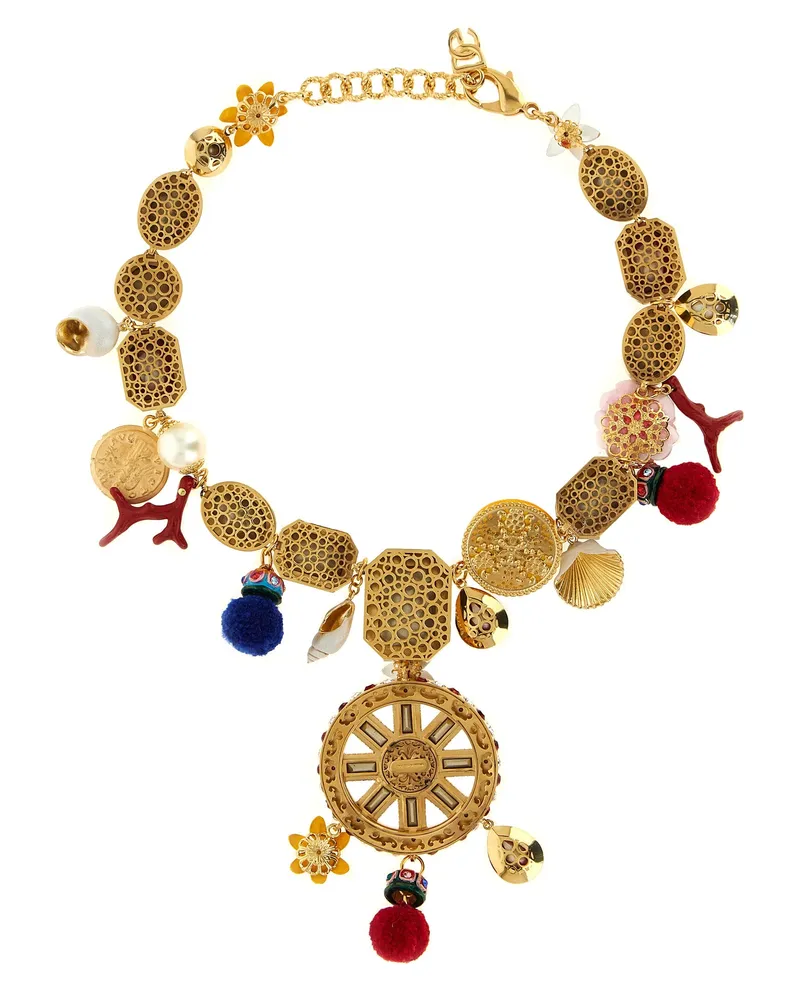 Dolce & Gabbana Women's Multicolor Metal Necklace Multicolor