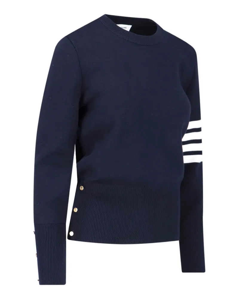 Thom Browne Women's Sweaters Blue Cotton Navy