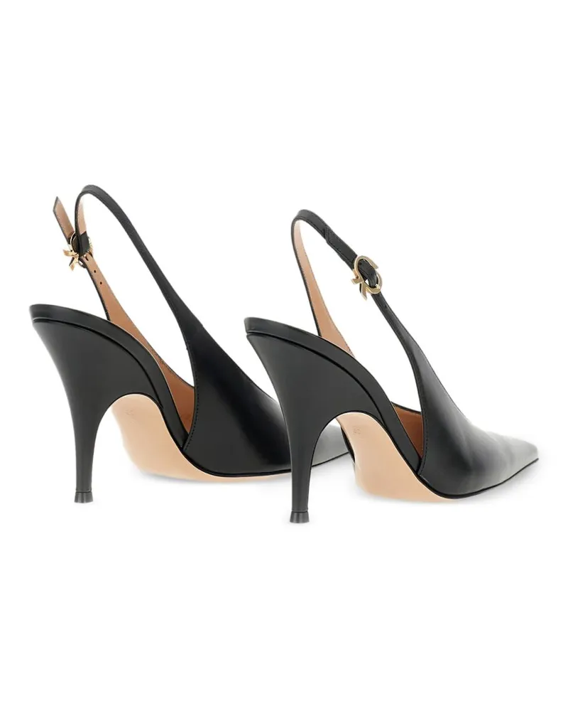 Gianvito Rossi Sofia Slingback Pump — Black Black
