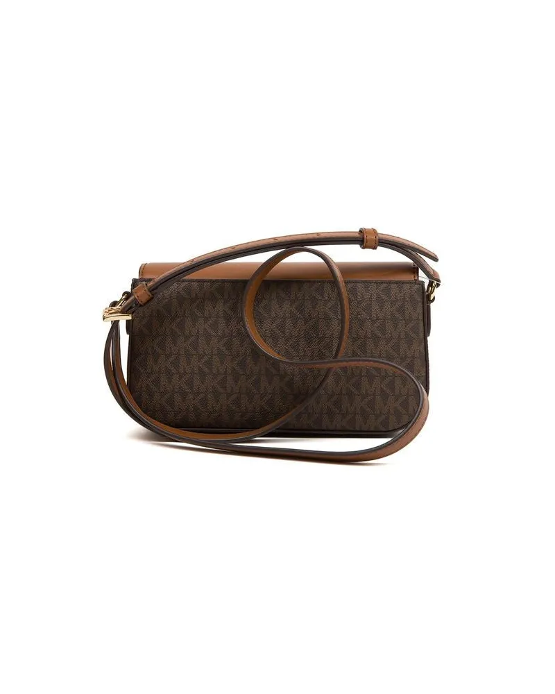 Michael Kors Women's Crossbody Bag Brown 89.coated Canvas Polyester Crossbody-bags Brown