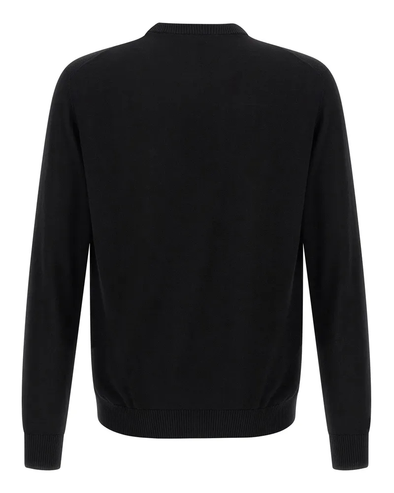 Fendi Men's Black Virgin Wool Cardigan Clothing Black