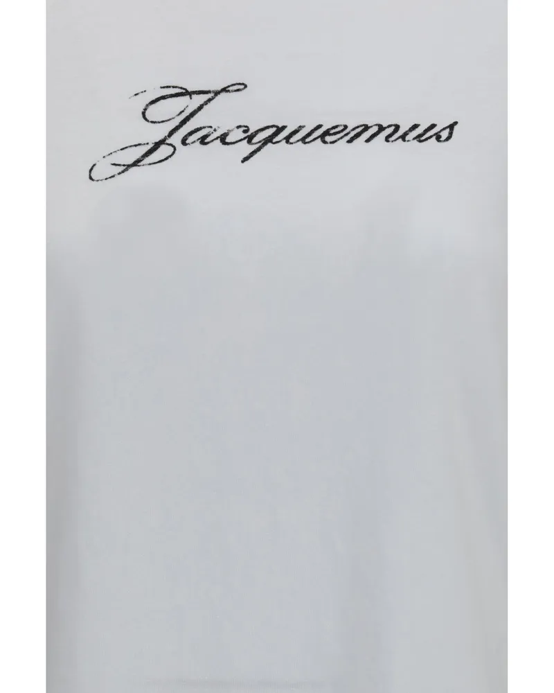Jacquemus Women T-Shirt Cotton Logo White T-Shirts & Jerseys White