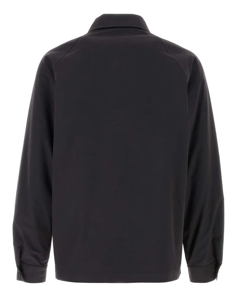 The Row Men's Slate Cotton Blend Pulp Jacket Anthracite Giubbini Gray