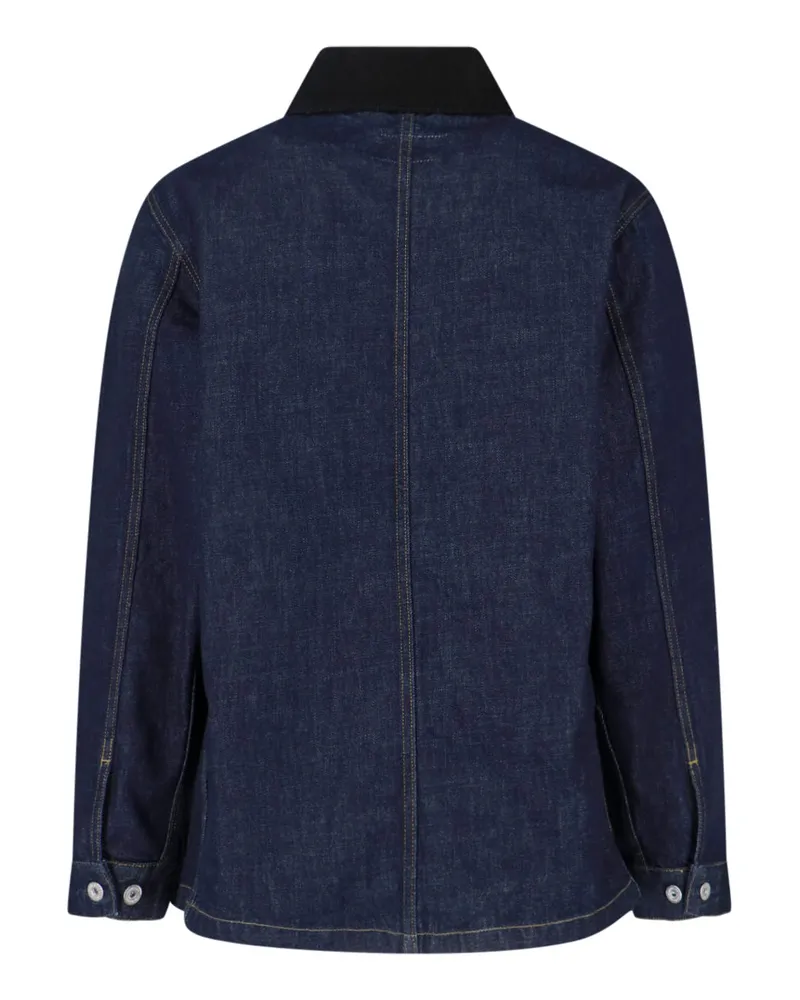 Carhartt WIP Men's Jackets Blue Cotton Blue