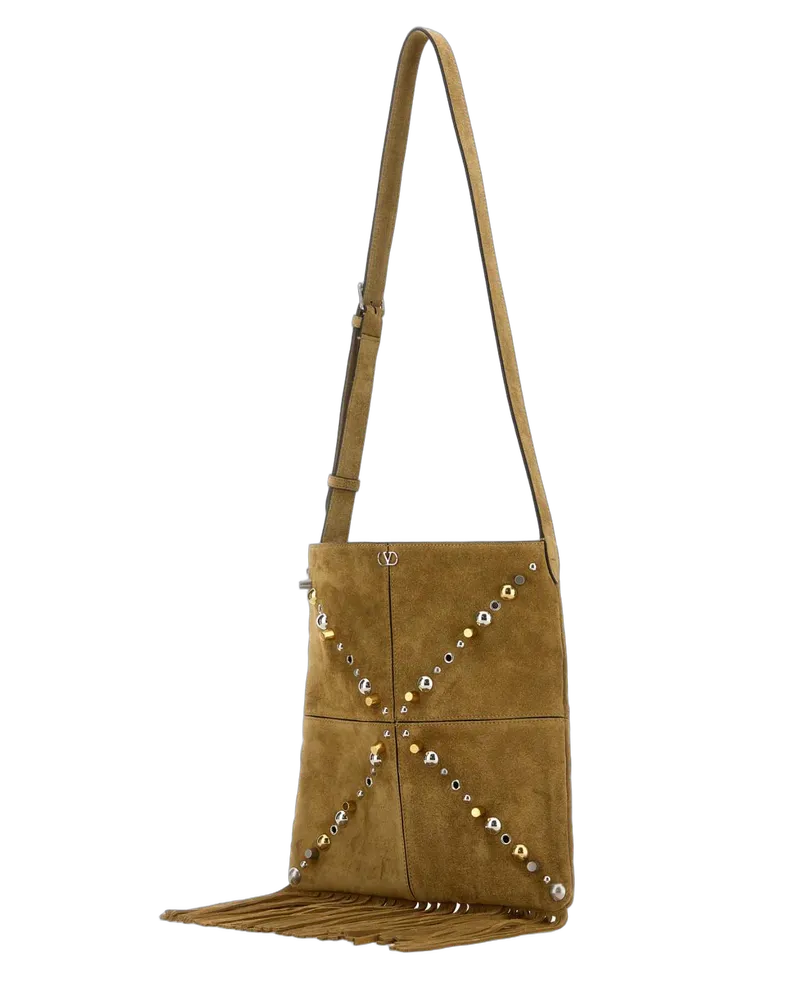 Valentino Garavani Havanabeige Borse A Tracolla Bag Beige