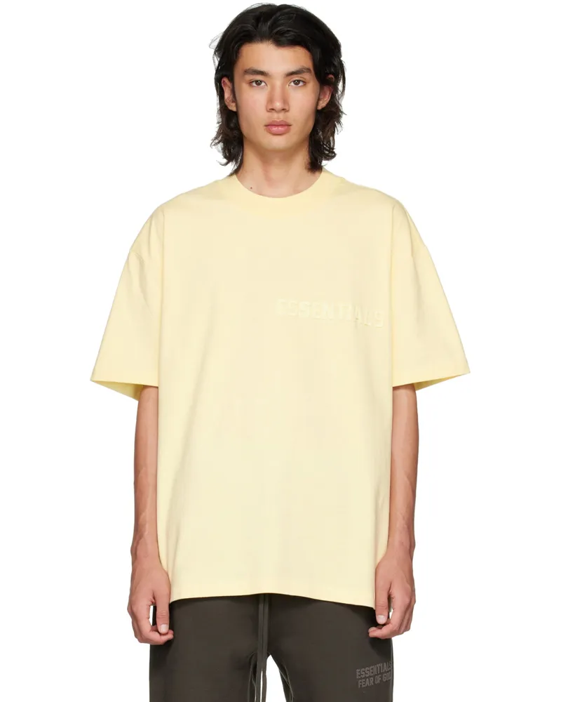 Fear of God Essentials T-Shirt — Yellow Yellow