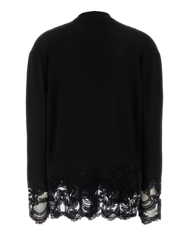 Ermanno Scervino Pizzo Cardigan — Black Black