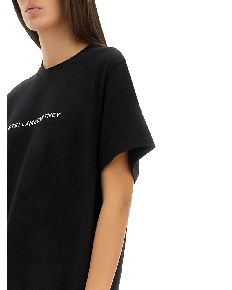 Stella McCartney Cotton T-Shirt — Black Black