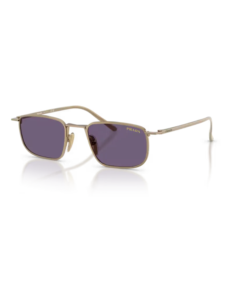 Prada SPRD52C049E7OE Metal Frame Sunglasses — Purple Purple