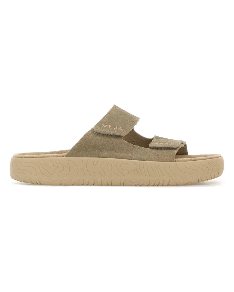 VEJA Suede Slipper — Taupe Taupe
