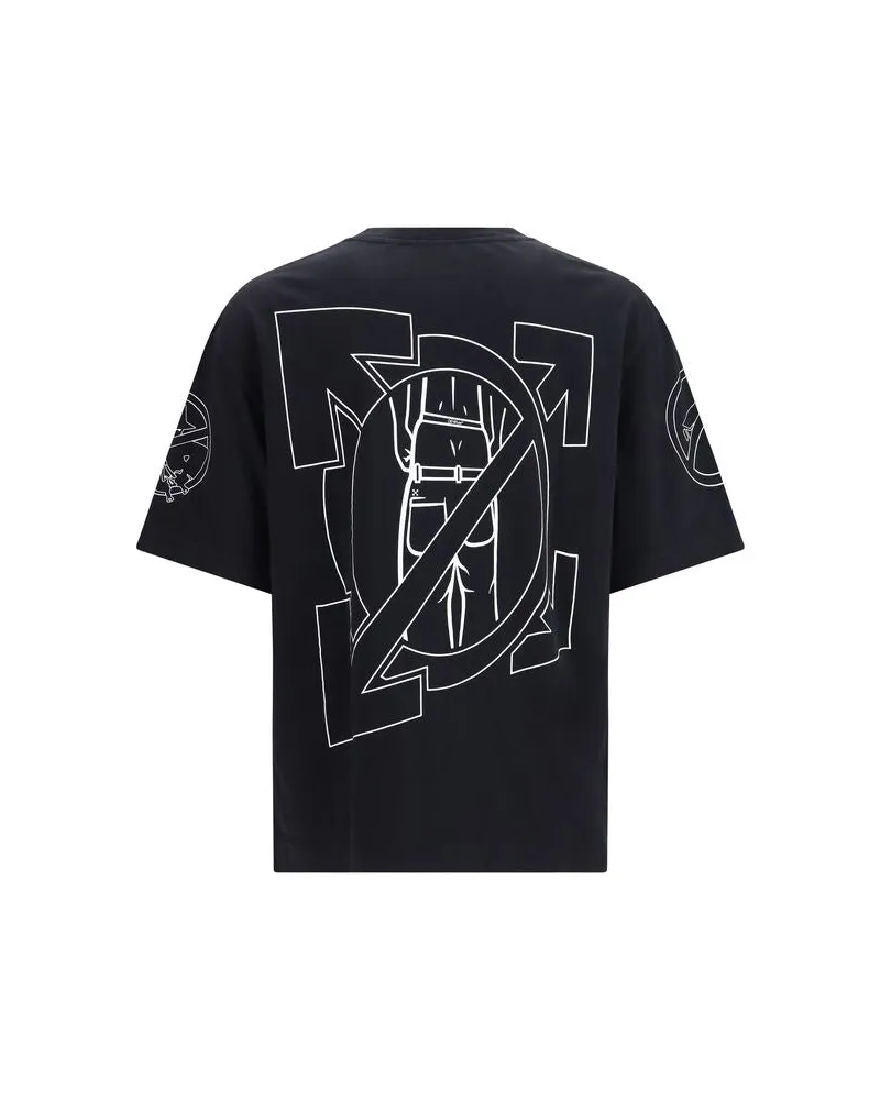 OFF-WHITE Neighbourhood Skate T-Shirt — Black Black