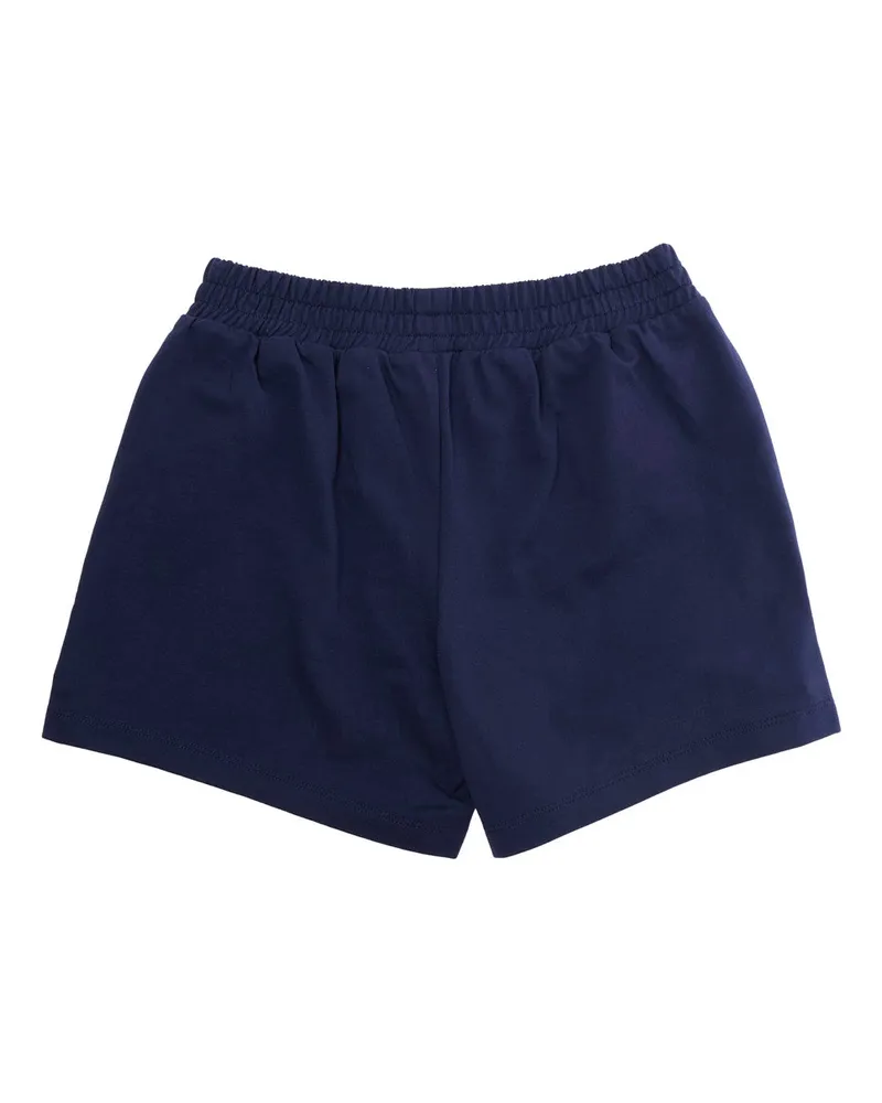Moschino Girls' Shorts, Blue Cotton Navy