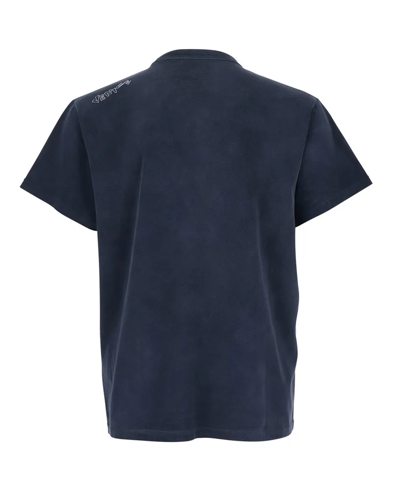 ERL Front Print T-Shirt — Navy Navy