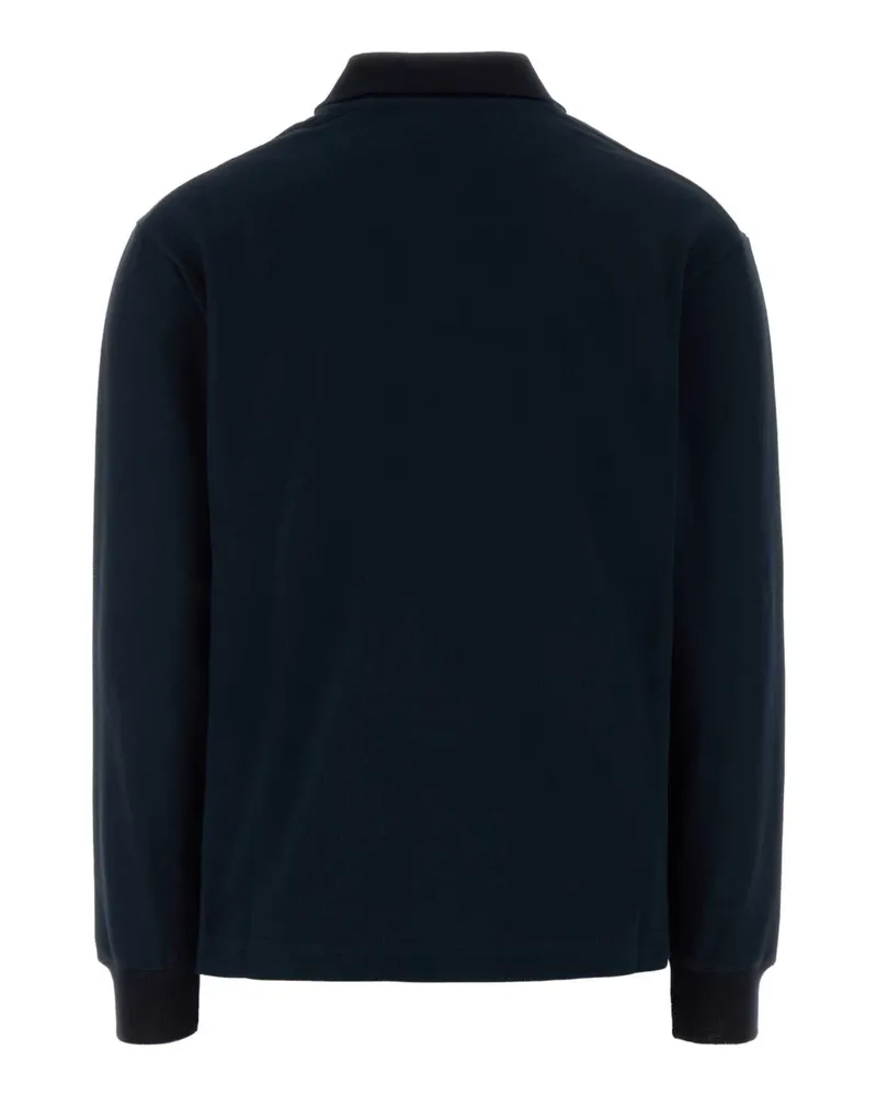 Jil Sander Women's Black Piquet Polo Shirt 403 Exterior: Cotton T-shirts And Polos Navy