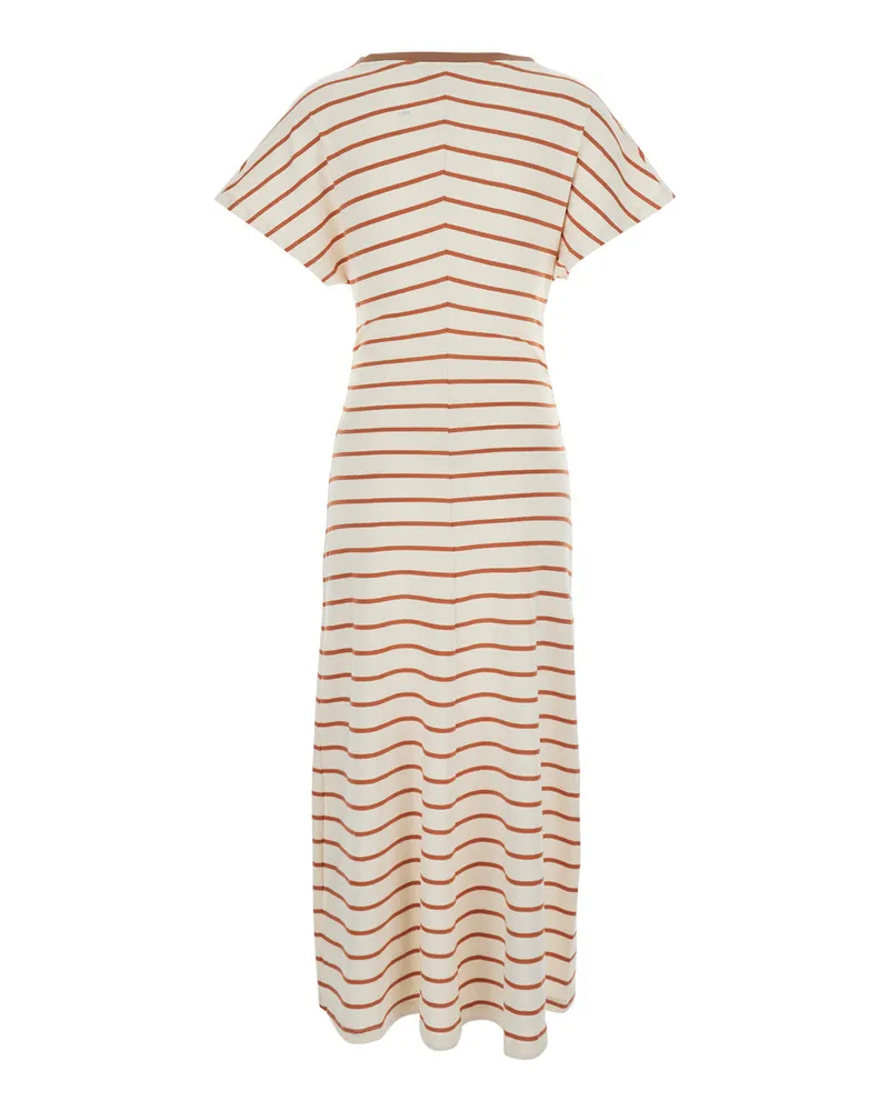 ..,merci Women's Dress Round-Neck White White