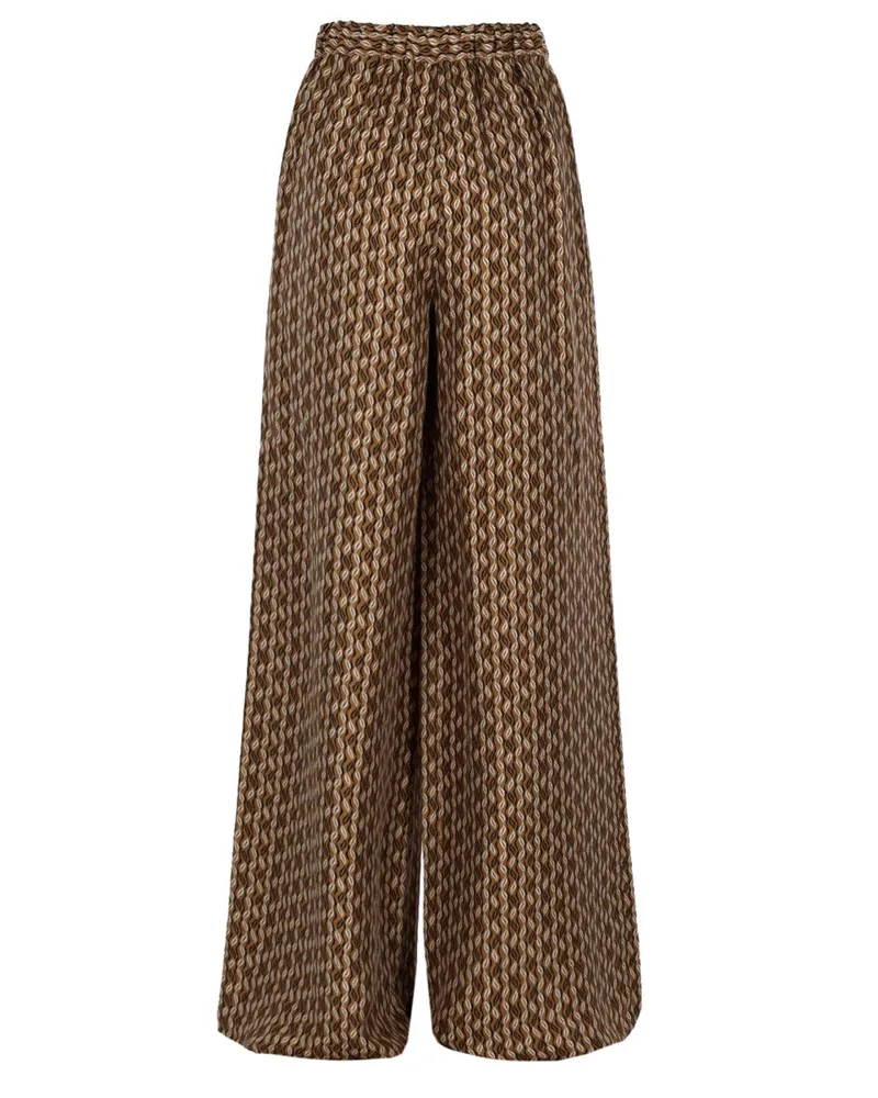 Max Mara Larino Trousers — Brown Brown
