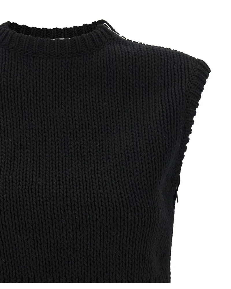Max Mara Mxsvolto Tank Top — Black Black