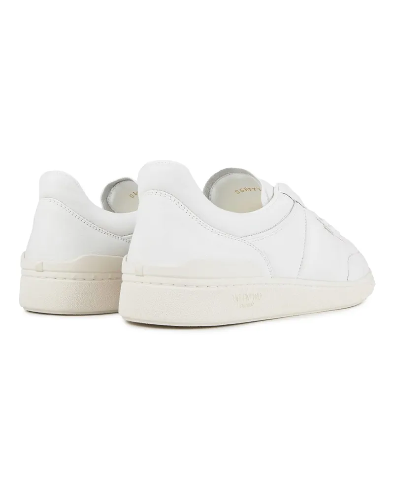 Valentino Garavani Men's Sneakers White Leather Rubber Sole White