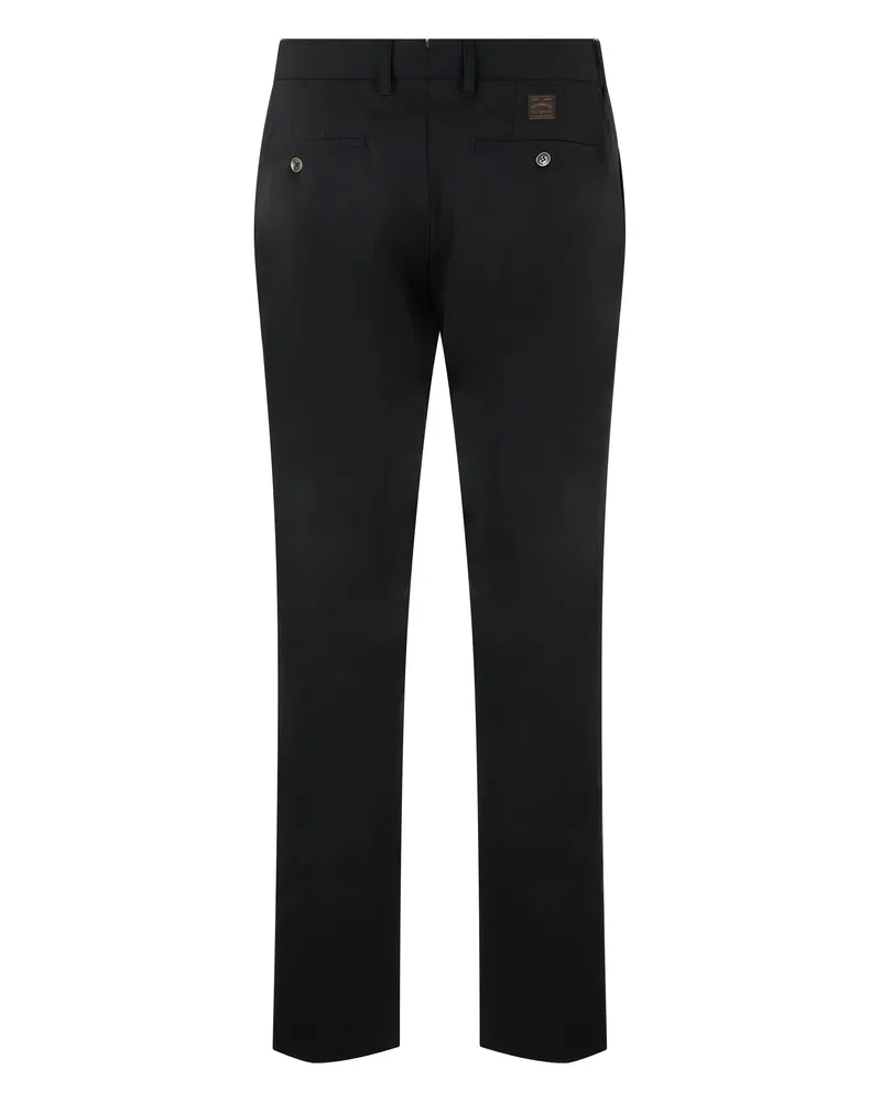 Slowear Wool Blend Trousers — Black Black