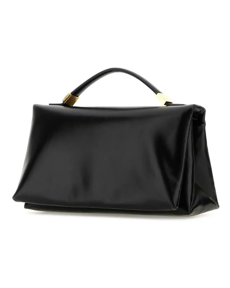 Marni Women's Black Leather Prisma Handbag 00n99 Borse A Mano Black