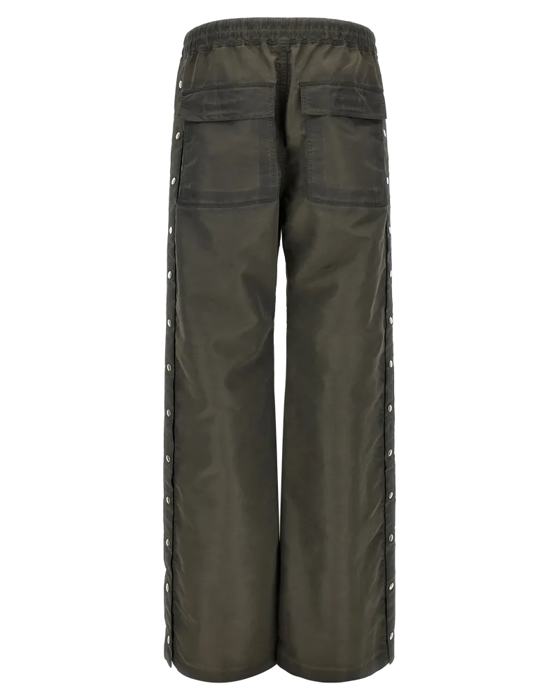 DRKSHDW by Rick Owens Wide Pusher Trousers — Gray Gray