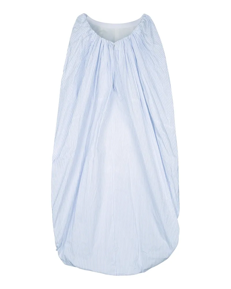Jacquemus Women's La Robe Lavande Jacquardministripeswhi Abiti Dress Blue