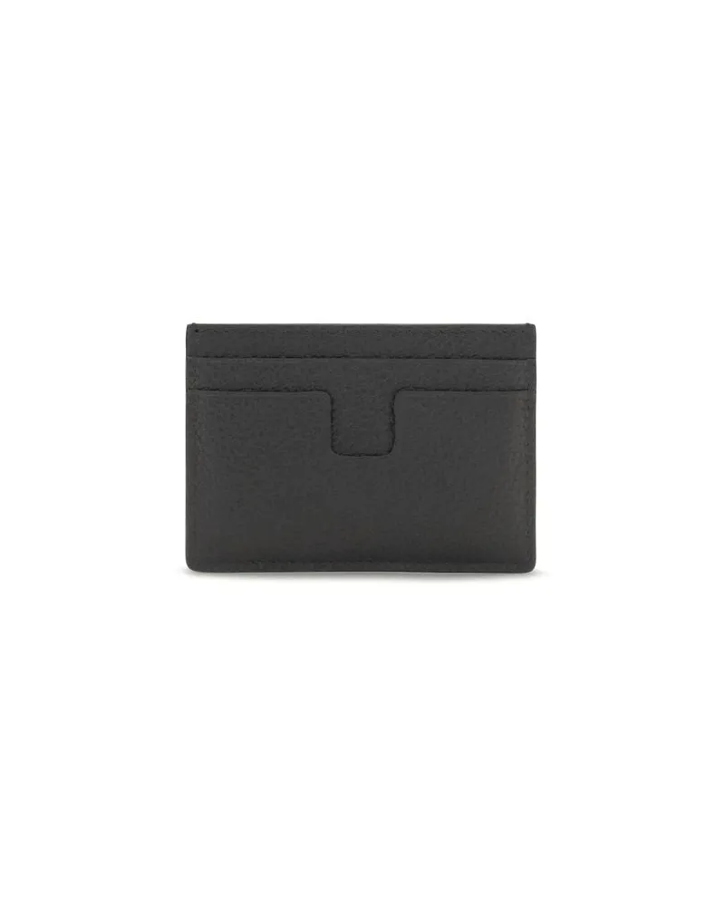 Tom Ford Men's Black Calf Leather Bos Taurus Wallet Black