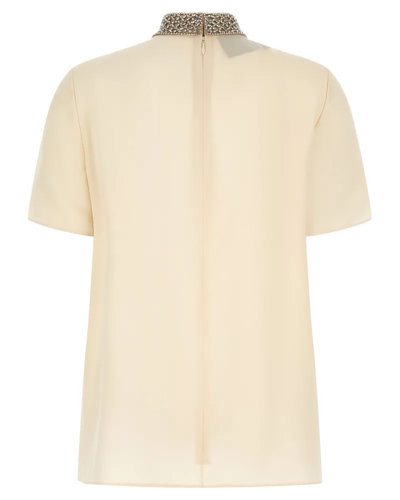 Valentino Garavani Women's White Silk Tank Tops White