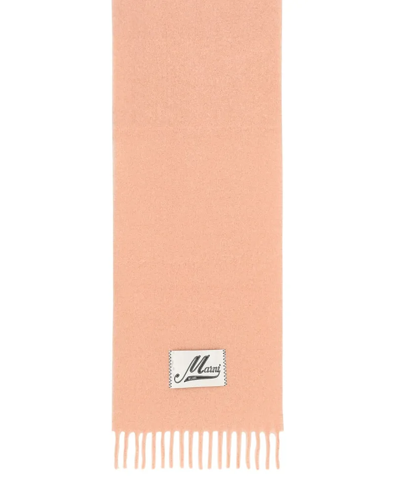 Marni Alpaca Woven Scarf — Pink Pink