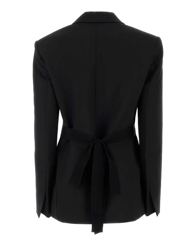 Nensi Dojaka Women's Stretch Wool Blazer Black Virgin Elastane Blazers Black