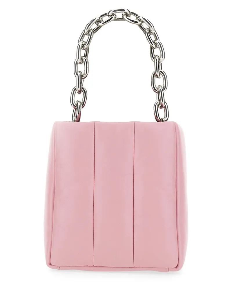 STAND Women's Dya Chain Handle Bag Pink Leather Shoulder Pink