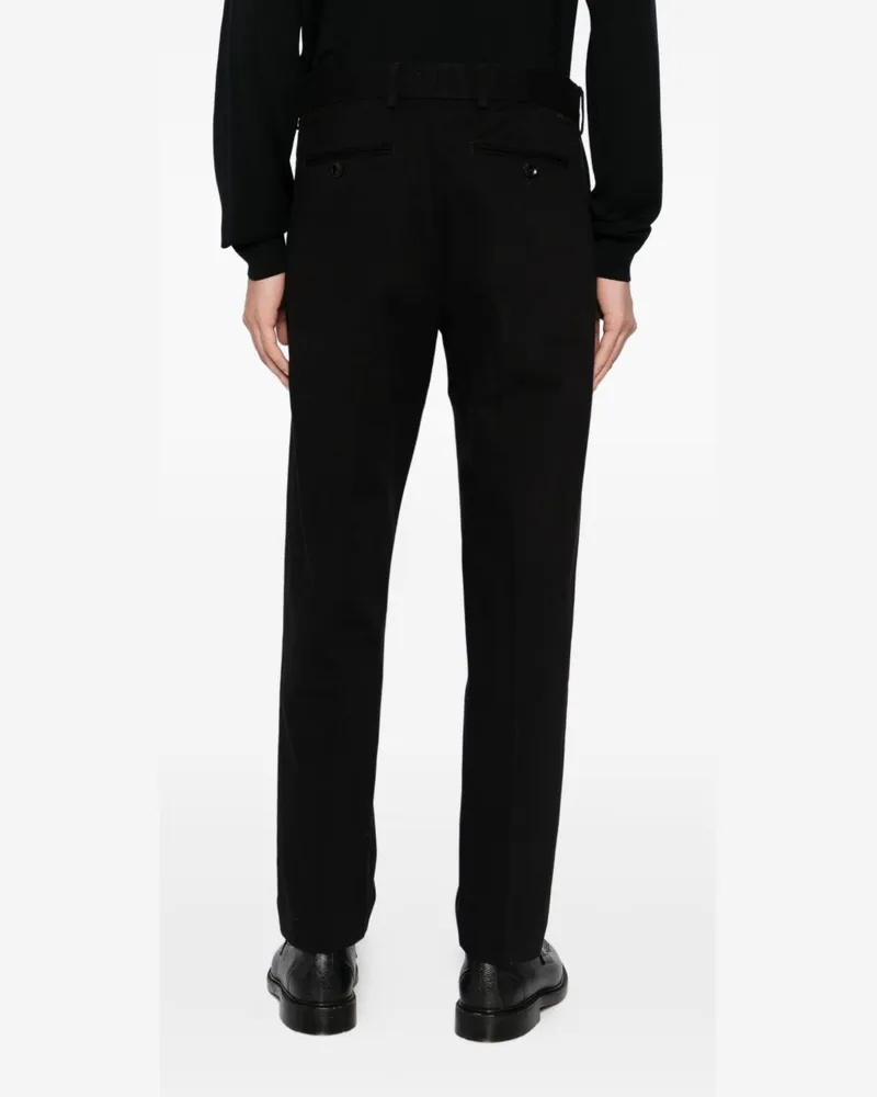Tom Ford Men's Trousers Black Cotton Black