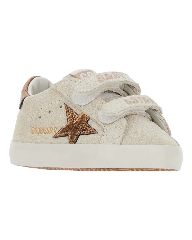 Golden Goose Baby School Sneaker — Beige Beige