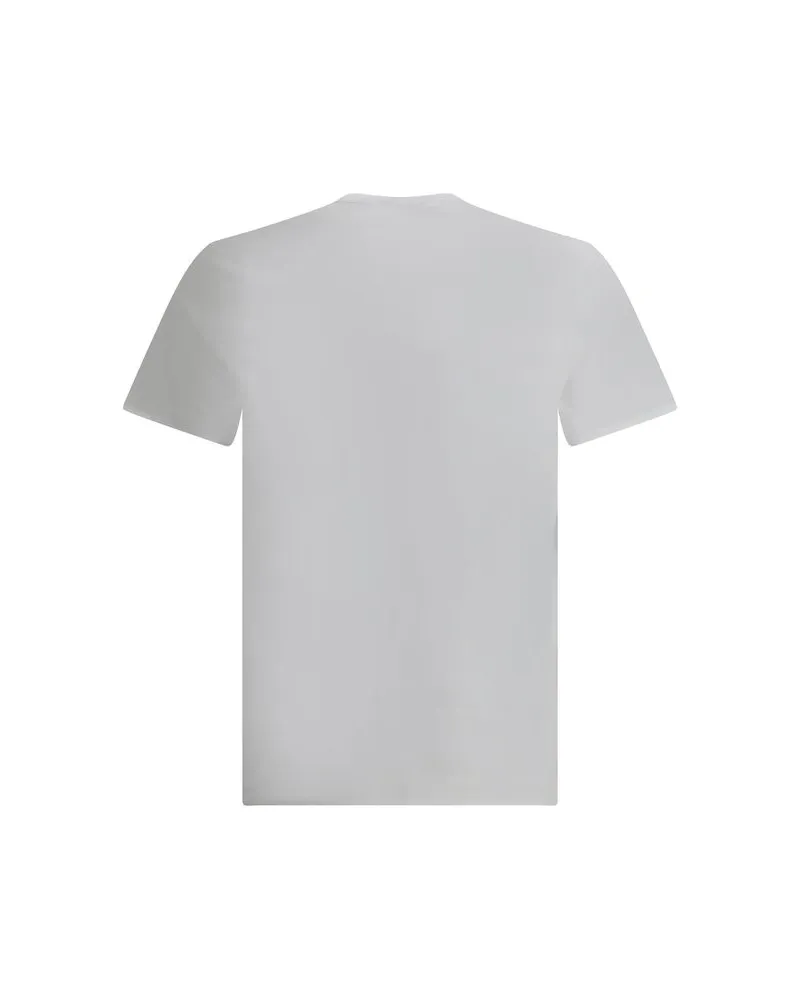 Versace Men White Cotton T-Shirt White