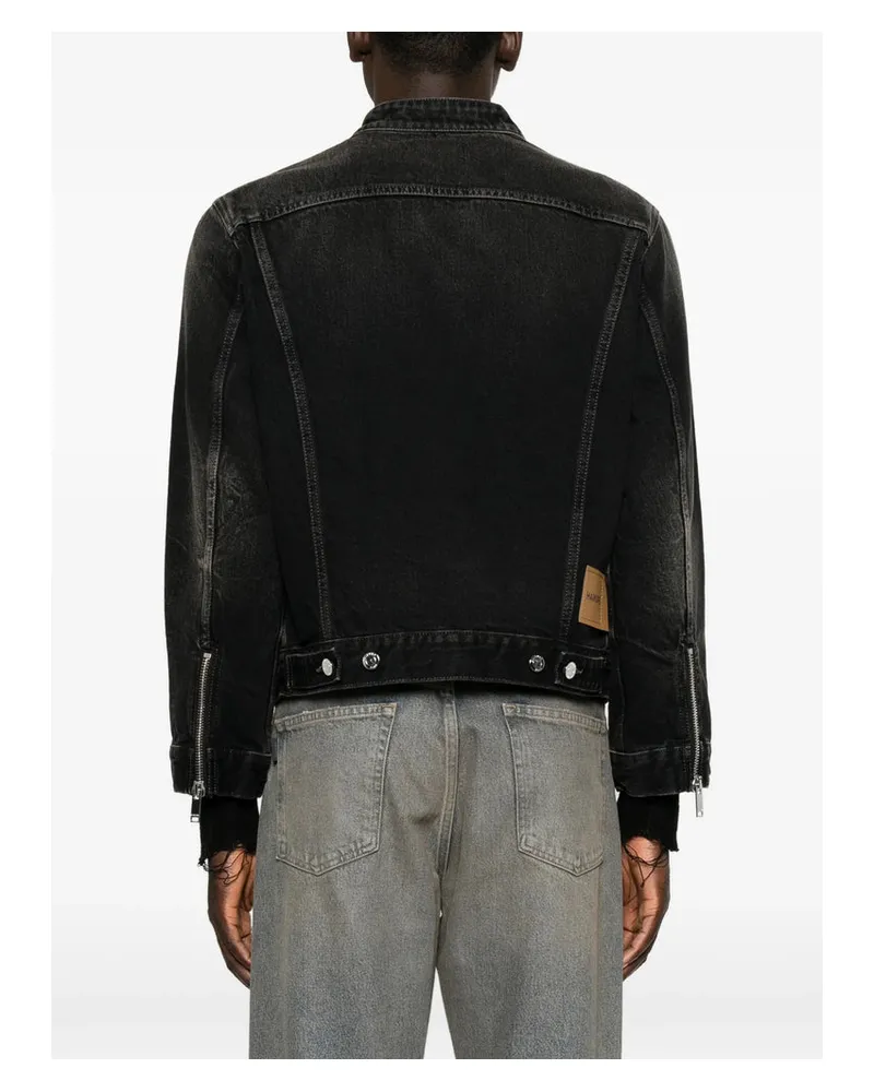 Haikure Black Denim Jacket — Black Black