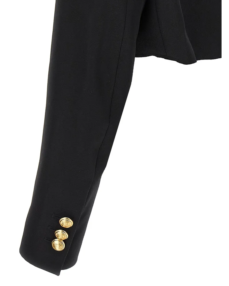 Palm Angels Women's Black Polyester Blazer Clothing Black