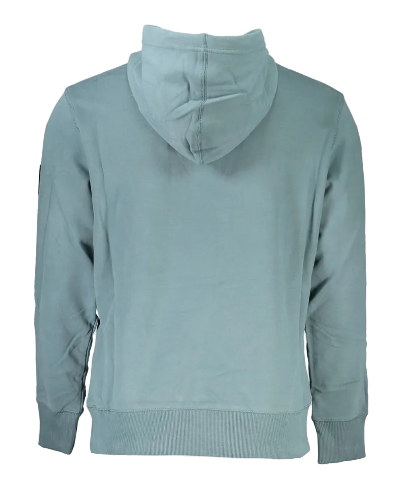 Calvin Klein Cotton Hooded Hoodie — Green Green