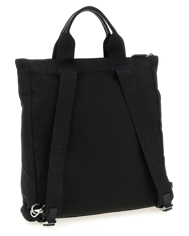 Prada Re-Nylon Tote Bag — Black Black