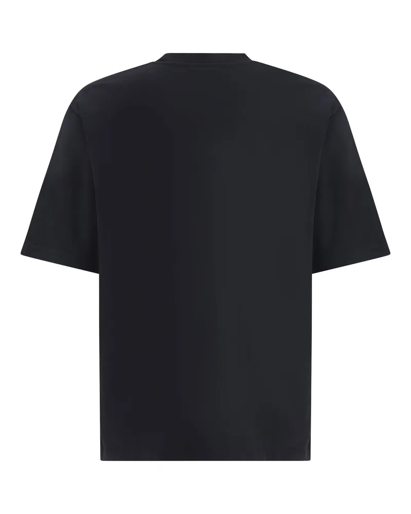 Dsquared2 Men's T-Shirt With Logo Black Cotton T-Shirts And Polos Black