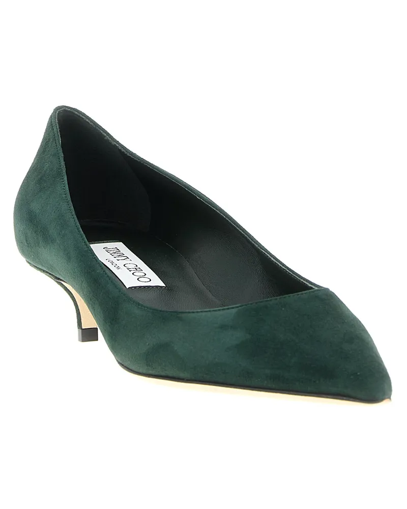 Jimmy Choo Women's Pump Green Leather Polyurethane Green