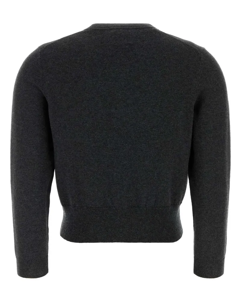 Étoile Isabel Marant Women's Cotton-Wool Blend Cardigan Charcoal Laine Bord Charcoal