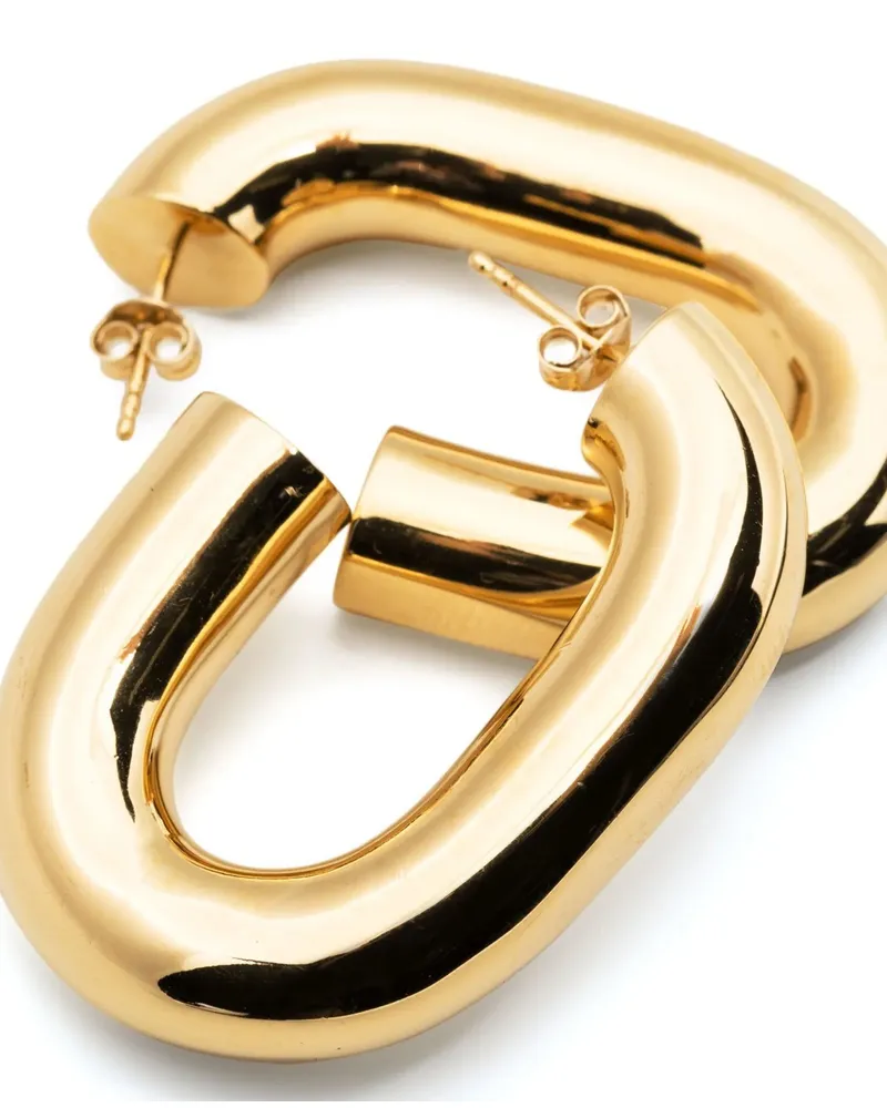 Paco Rabanne XL Link Earrings — Gold Gold